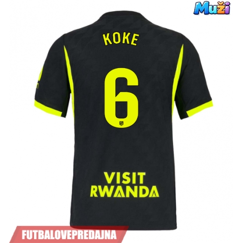 Lacne Muži Futbalové dres Atletico Madrid Koke #6 2026-27 Krátky Rukáv - Preč